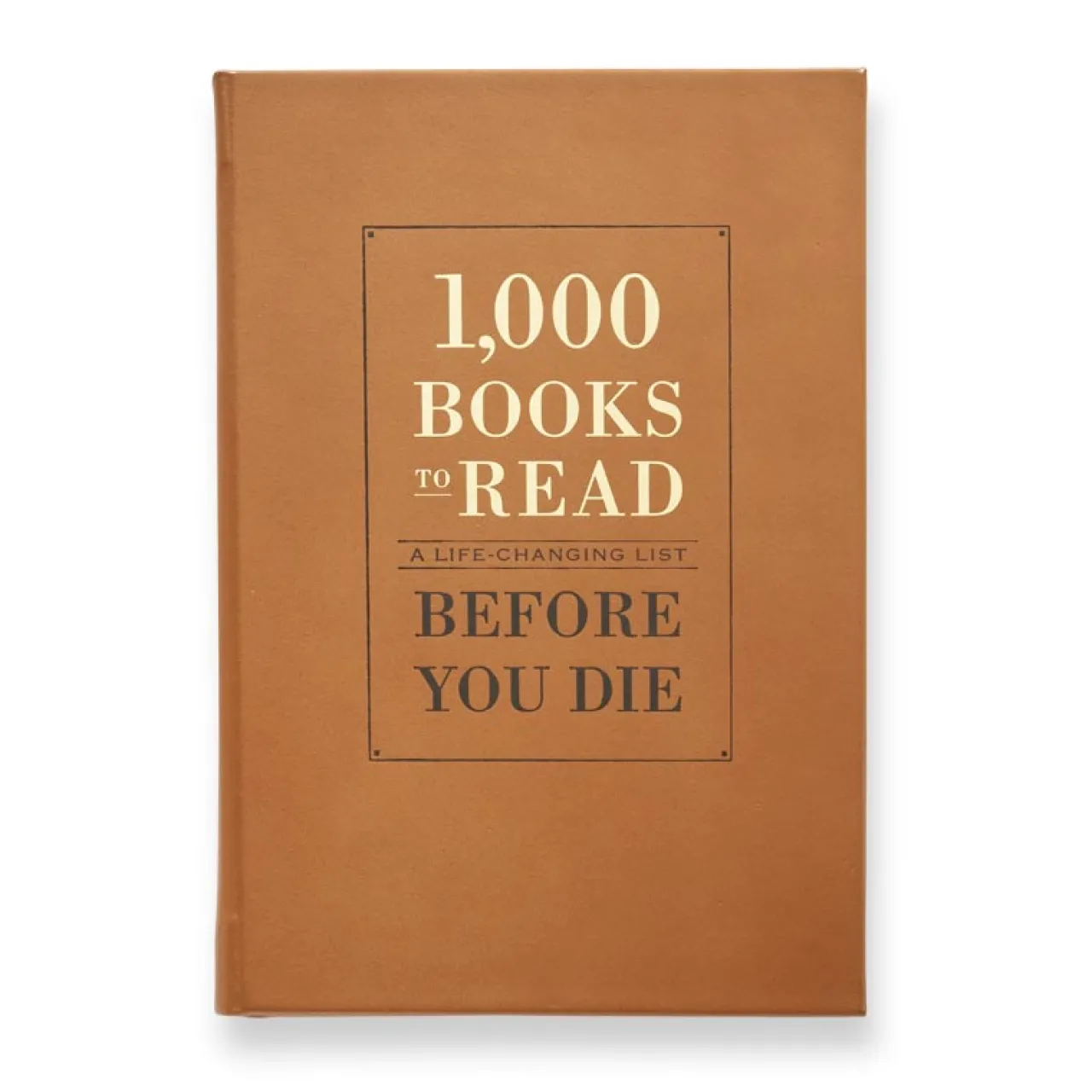 Levenger 1,000 Books to Read Before You Die Tan Best