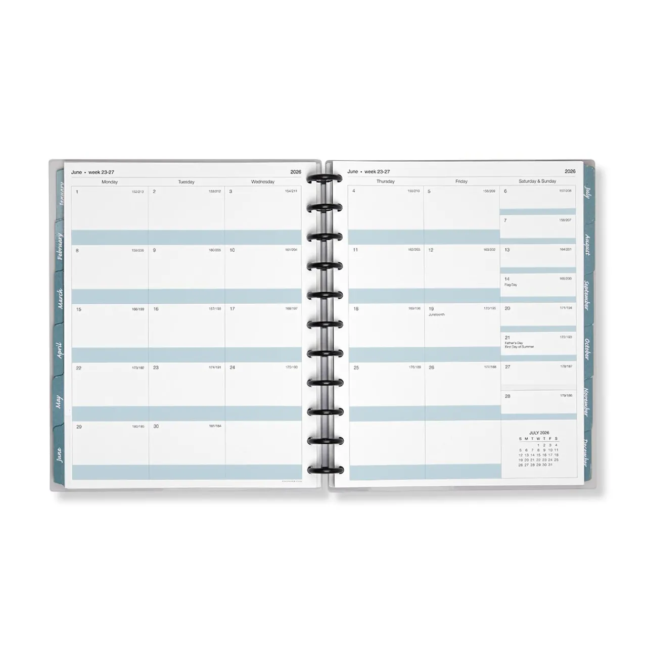 Levenger 2026 Circa smartPlanner Weekly Agenda Discbound Notebook Outlet