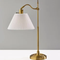 Levenger Amherst Table Lamp Antique Brass
