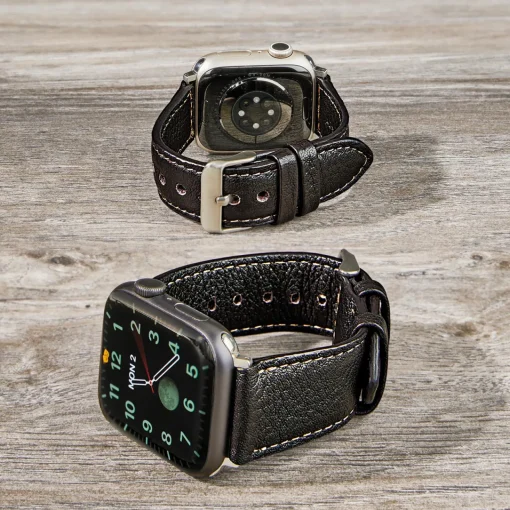 Levenger Bomber Jacket Apple Watch Strap Mocha