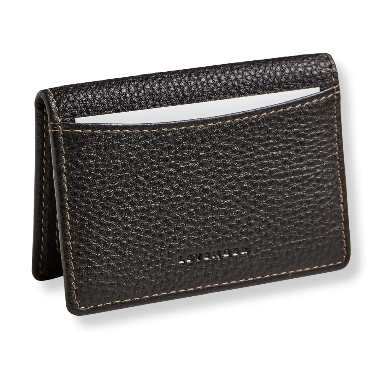 Levenger Bomber Jacket Essential Card Wallet Mocha Outlet