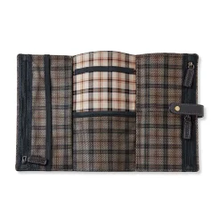 Levenger Bomber Jacket Tech Roll 2.0 Mocha