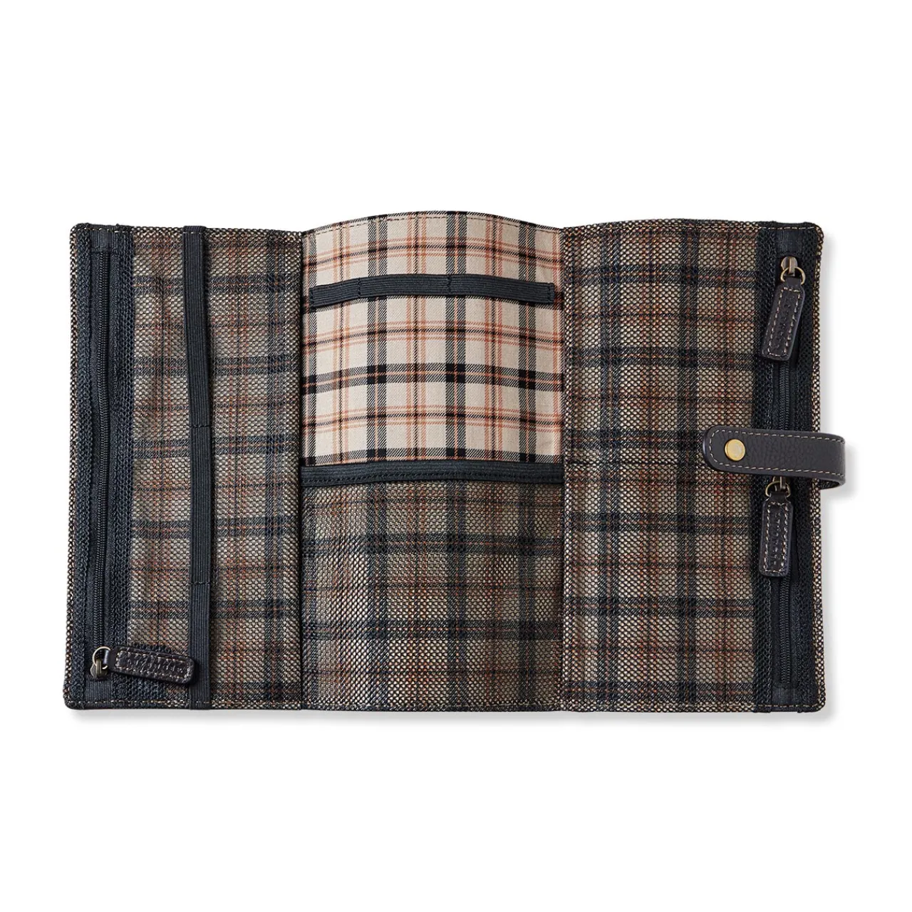 Levenger Bomber Jacket Tech Roll 2.0 Mocha