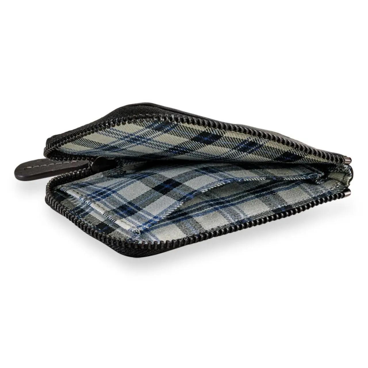 Levenger Bomber Jacket Zip Card Wallet Mocha Discount