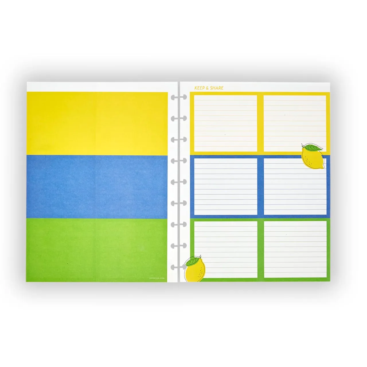 Levenger Circa Lemonade Keep and Share Refill (50 sheets)