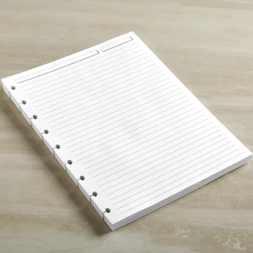 Levenger Circa Midway Full-Page 1/4" Ruled Refill (300 sheets)