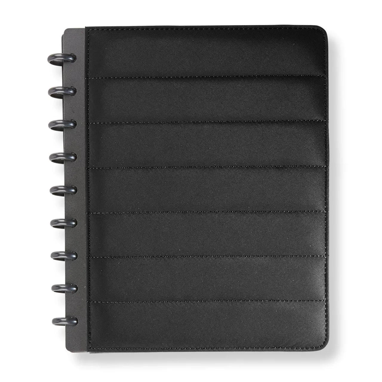 Levenger Circa Midway Sportif Nylon Foldover Discbound Notebook Black Hot