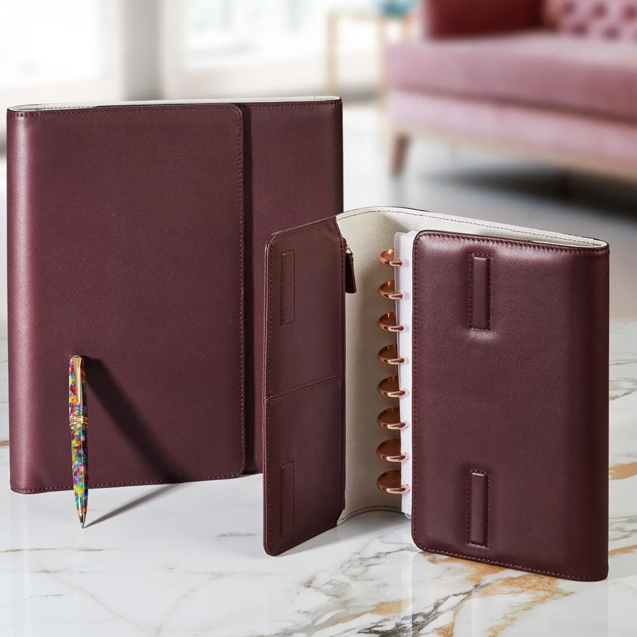 Levenger Circa Opulent Leather Tri Folio Outlet