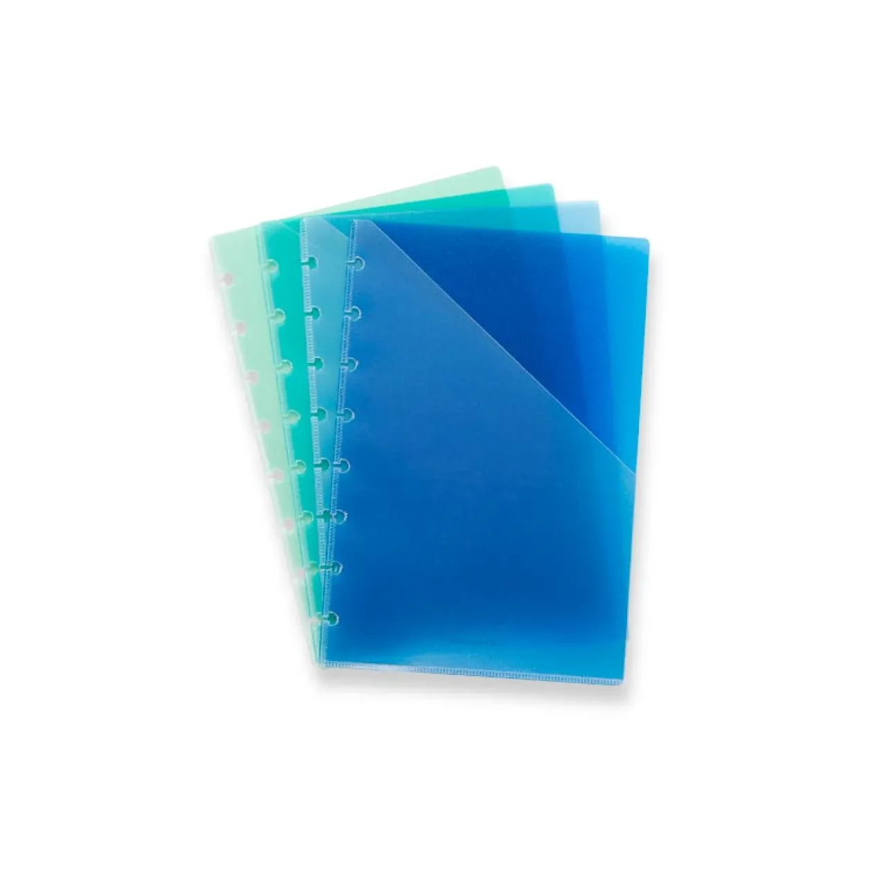 Levenger Circa Sea and Sky Discbound Notebook Pocket Dividers (set of 4) Clearance