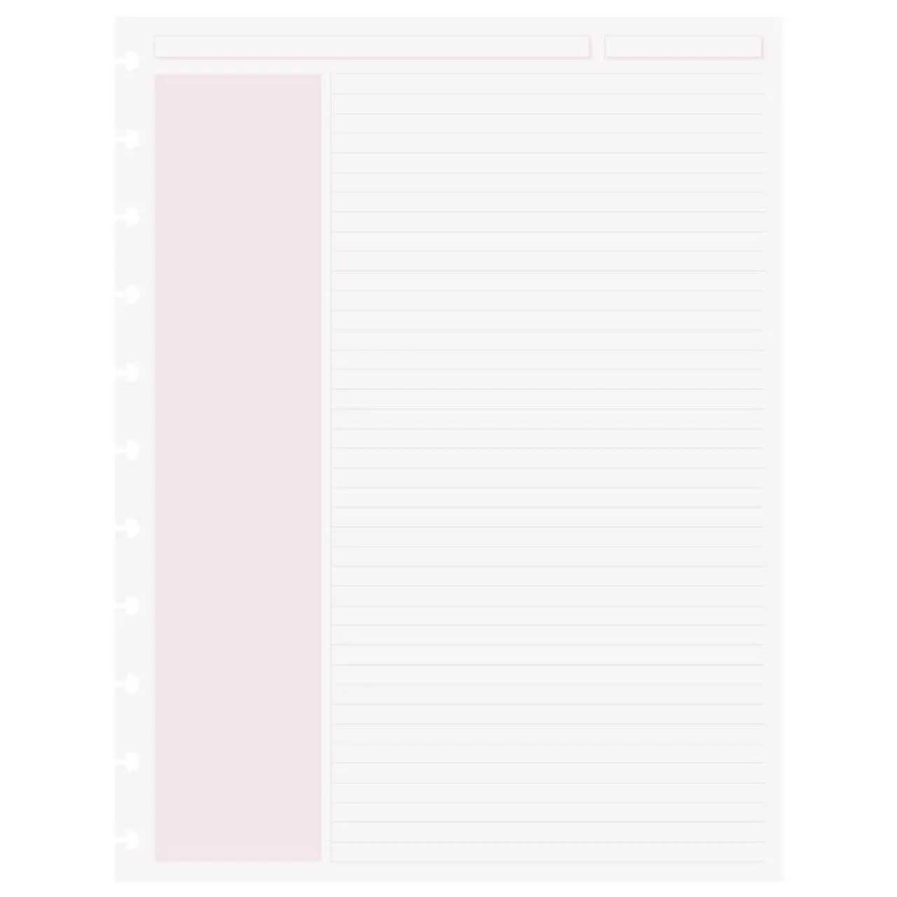 Levenger Circa Shaded Annotation Ruled Discbound Refill (100 sheets) Hot