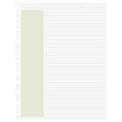Levenger Circa Shaded Annotation Ruled Discbound Refill (100 sheets) Hot