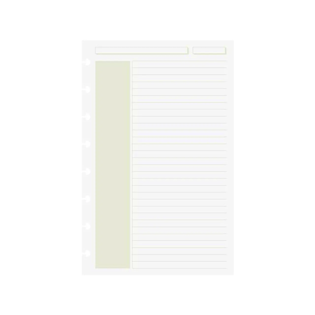 Levenger Circa Shaded Annotation Ruled Discbound Refill (100 sheets) Hot