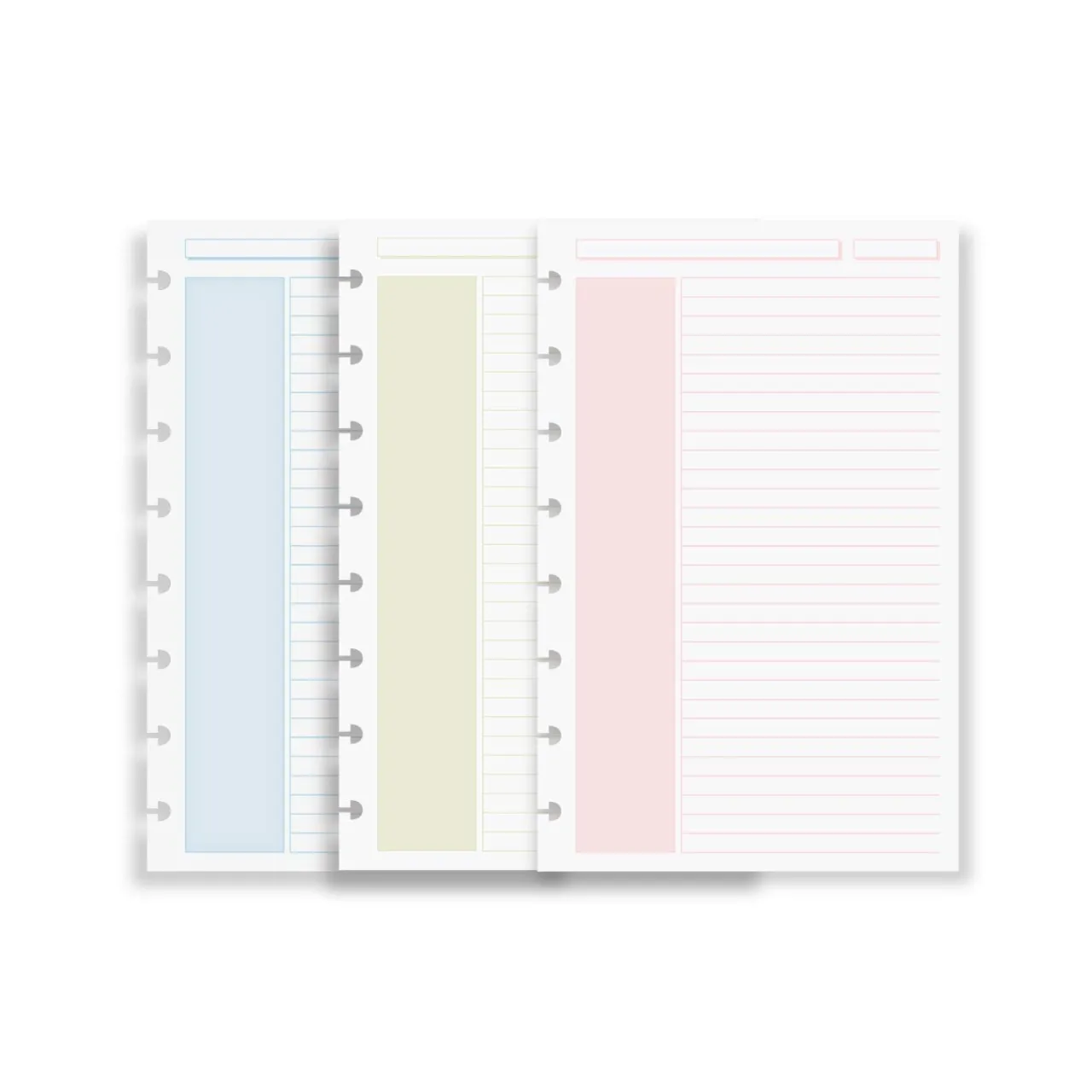 Levenger Circa Shaded Annotation Ruled Discbound Refill (100 sheets) Hot