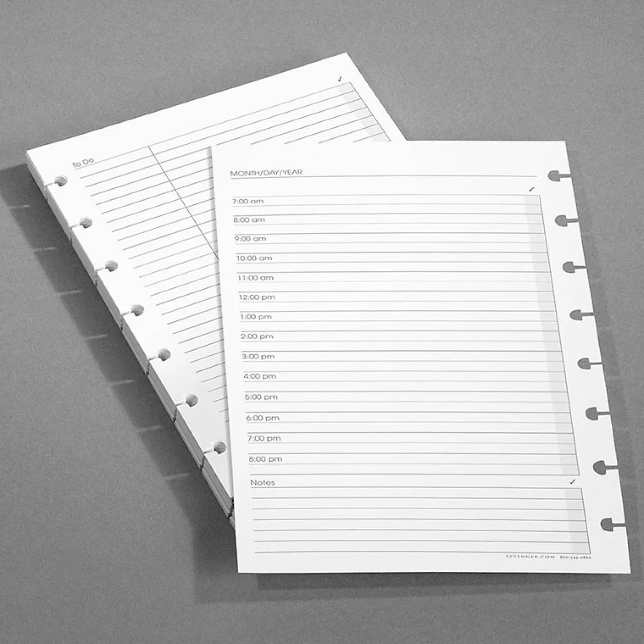 Levenger Circa Special Request Daily Planner Refill (100 sheets) New