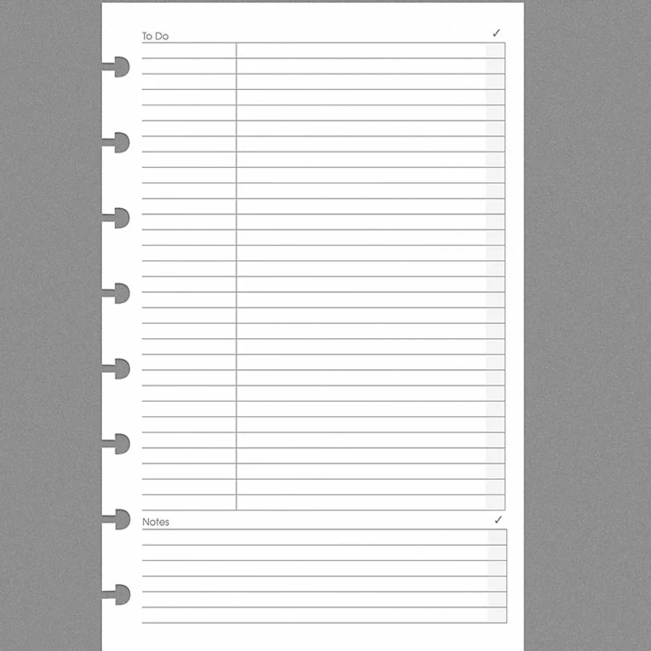Levenger Circa Special Request Daily Planner Refill (100 sheets) New