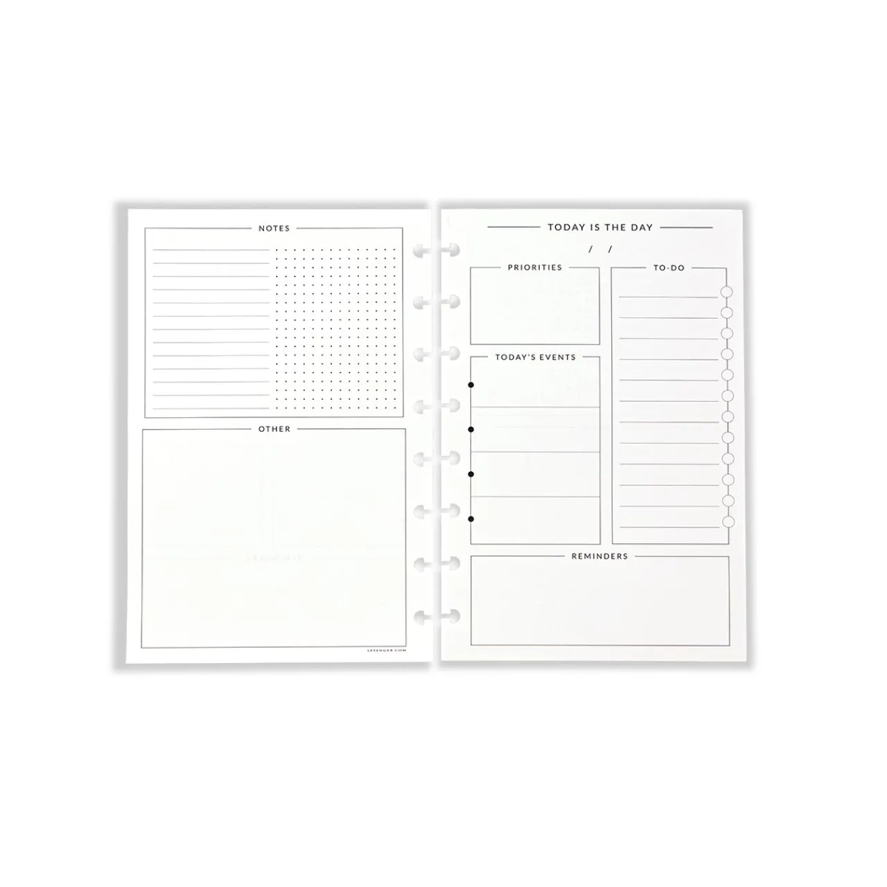 Levenger Circa Today's the Day Refill (25 sheets) Sale