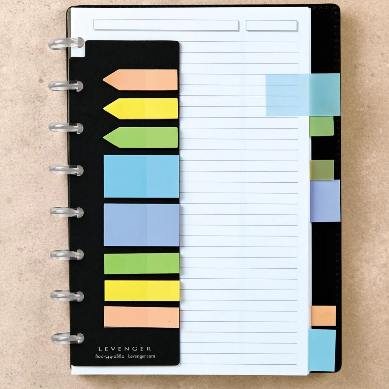 Levenger Circa Vibrant Discbound Notebook Annotators (set of 2) Sale