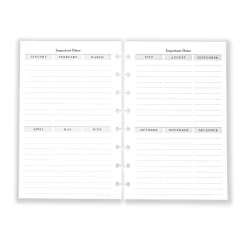 Levenger Circa 5-Year Journal Refill (185 sheets) Clearance