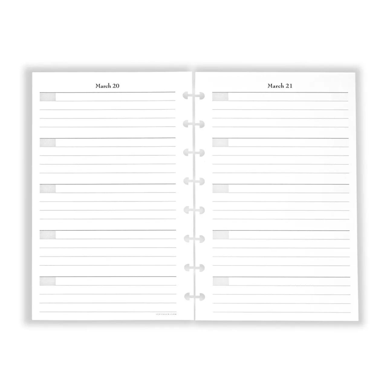 Levenger Circa 5-Year Journal Refill (185 sheets) Clearance