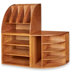 Levenger Cubi Corner Desk Bookcase Outlet