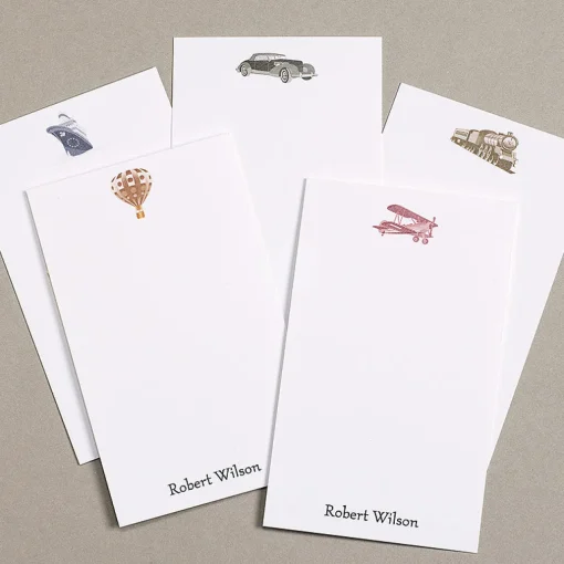 Levenger Destinations Personalized 3 x 5 Cards (set of 250) New