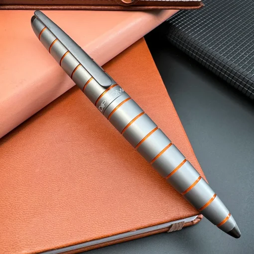 Levenger Diplomat Elox Grey Ring Pen New