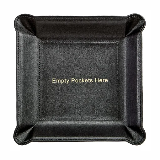 Levenger Empty Pockets Here Leather Valet Sale