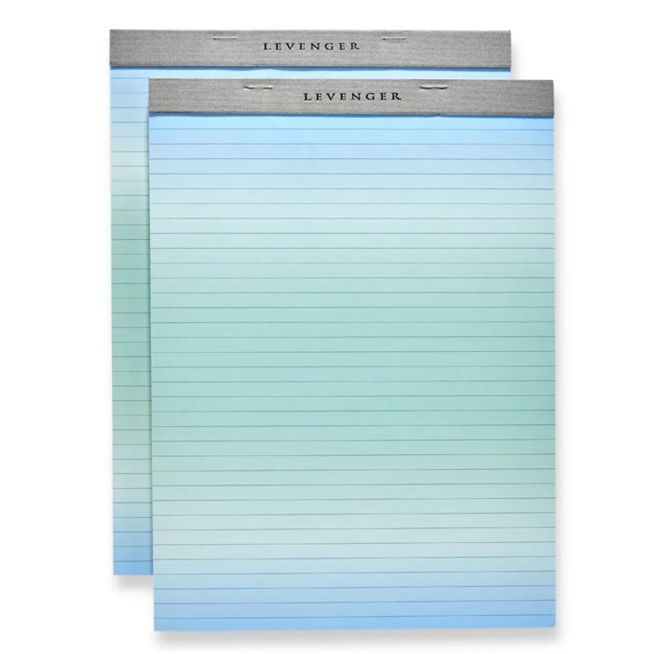 Levenger Freeleaf Blue Ombre Gradient Ruled Pads (set of 2) Clearance