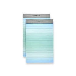 Levenger Freeleaf Blue Ombre Gradient Ruled Pads (set of 2) Clearance