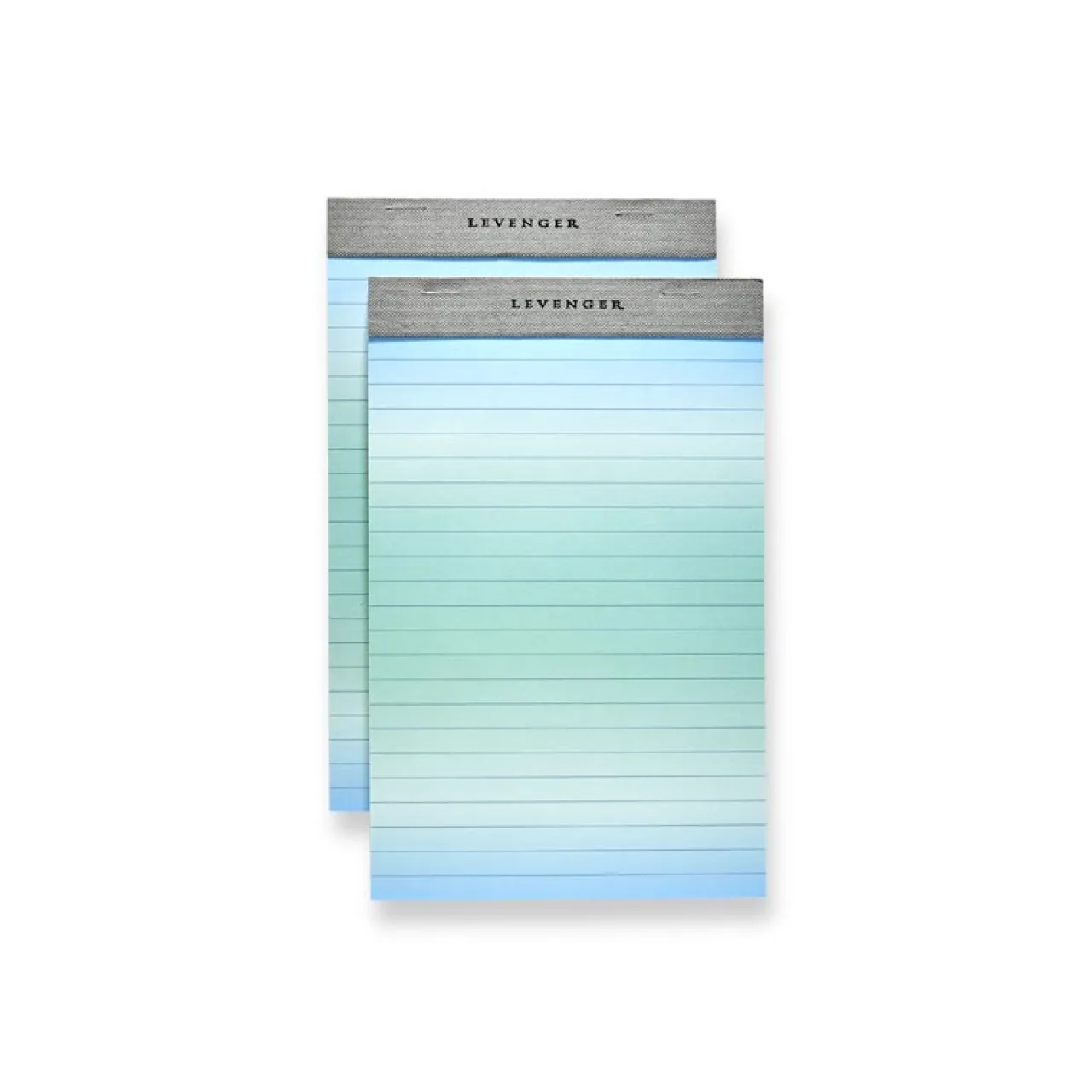 Levenger Freeleaf Blue Ombre Gradient Ruled Pads (set of 2) Clearance