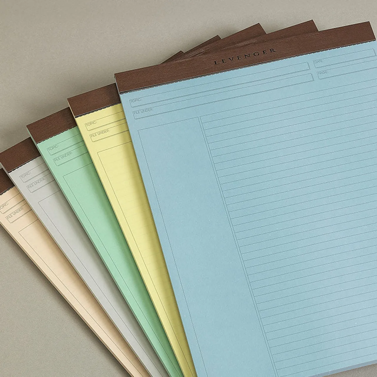 Levenger Freeleaf Multicolored Annotation Ruled Pads (set of 5)