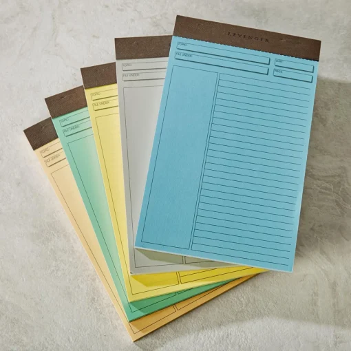 Levenger Freeleaf Multicolored Annotation Ruled Pads (set of 5)