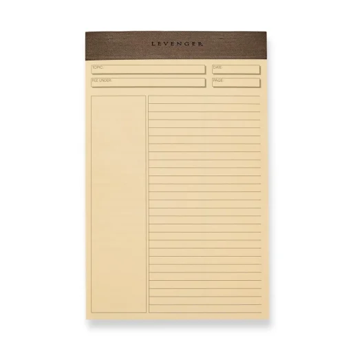 Levenger Freeleaf Multicolored Annotation Ruled Pads (set of 5)