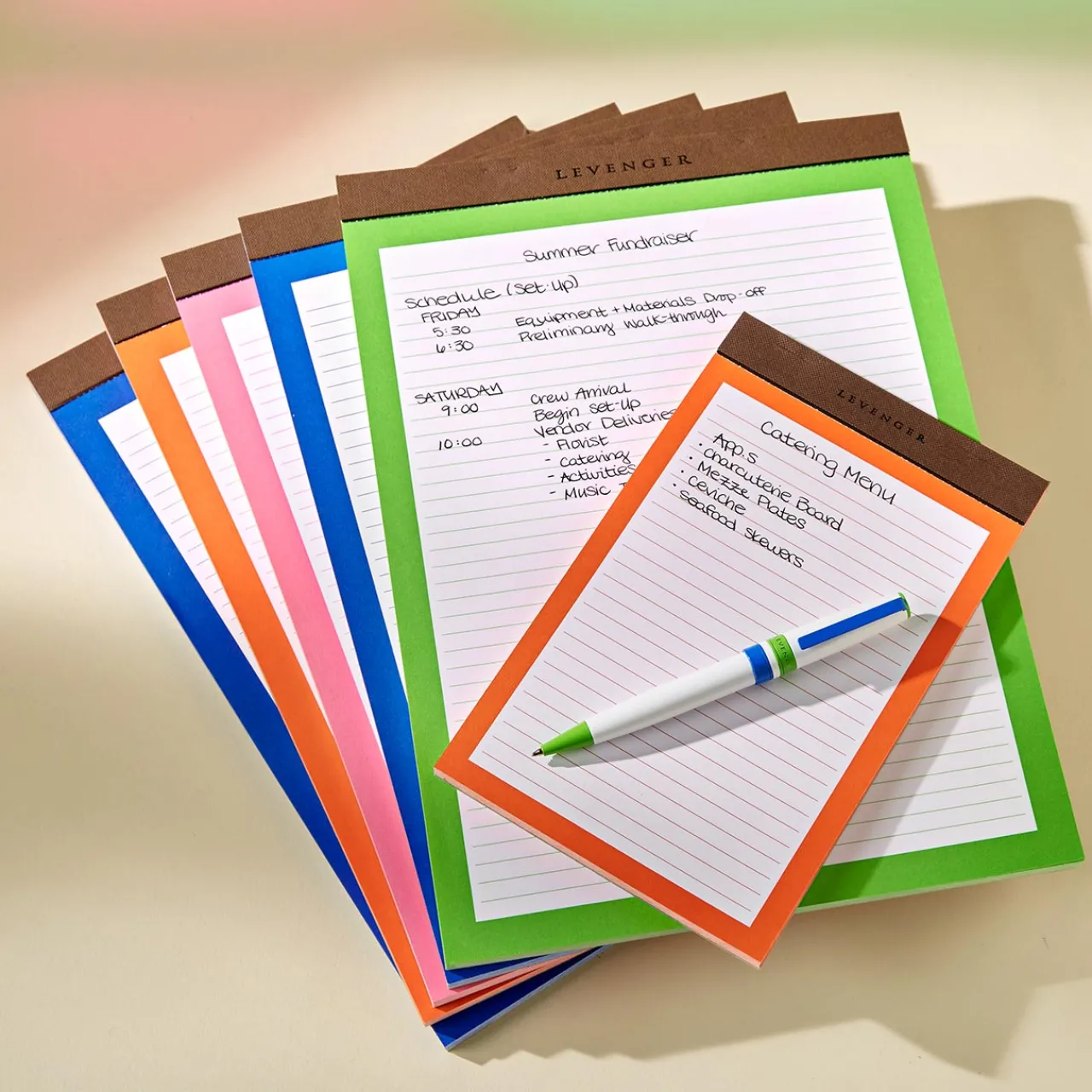 Levenger Freeleaf Prismatic Ruled Pads (set of 5) Clearance