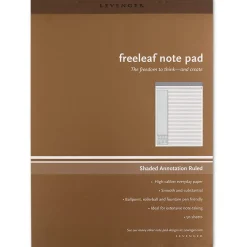 Levenger Freeleaf Shaded Annotation Ruled Pads (set of 5)