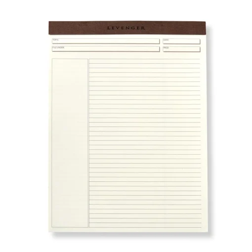 Levenger Freeleaf Soft Focus Annotation Ruled Pads (set of 5) New