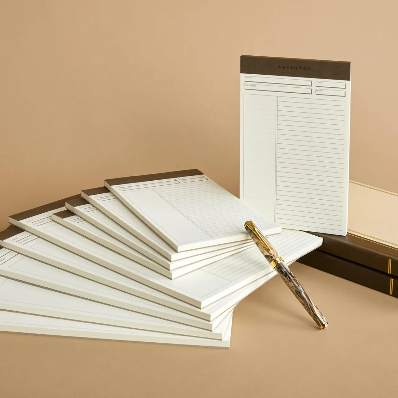 Levenger Freeleaf Soft Focus Annotation Ruled Pads (set of 5) New