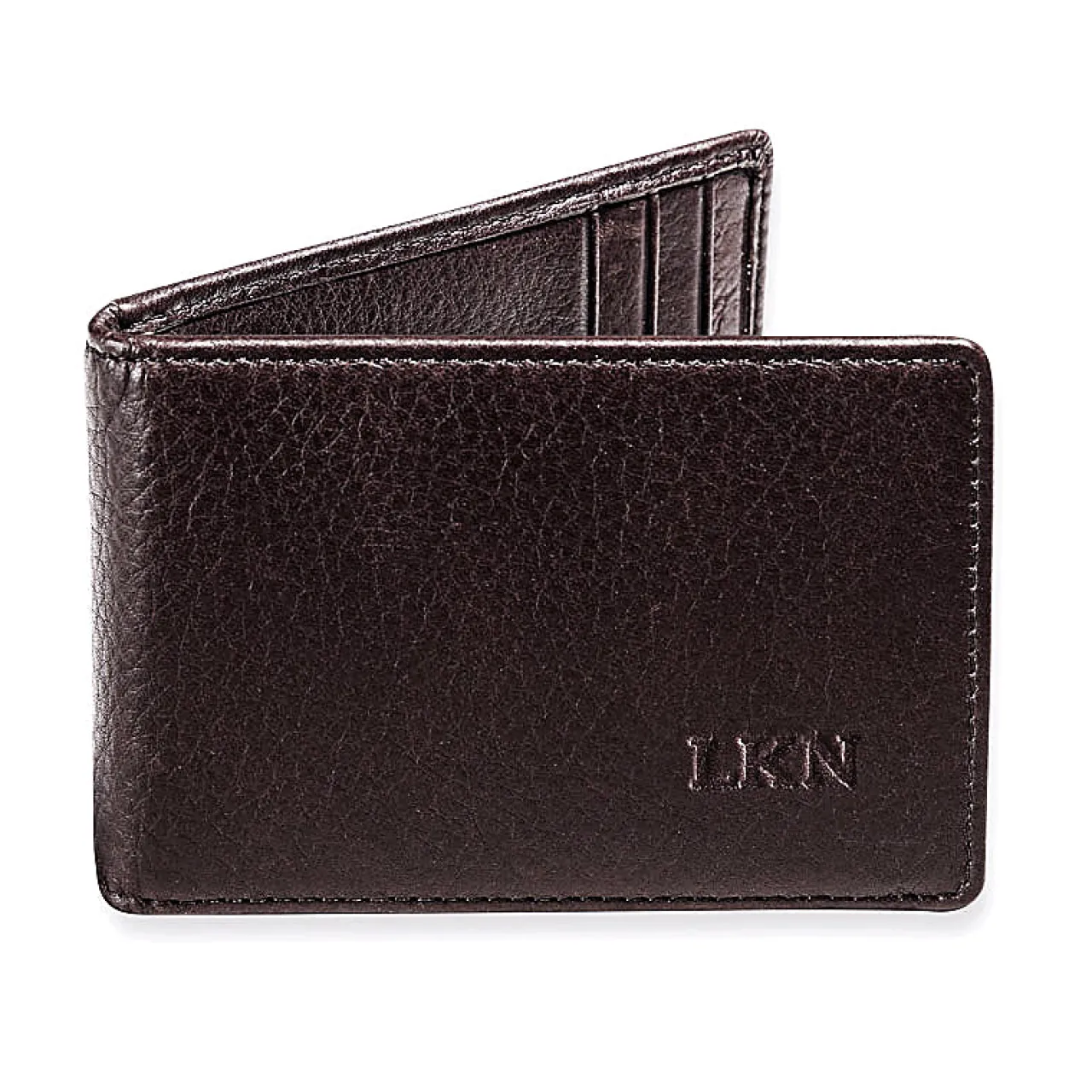 Levenger Front Pocket Privacy Bifold Wallet with Money Clip Espresso
