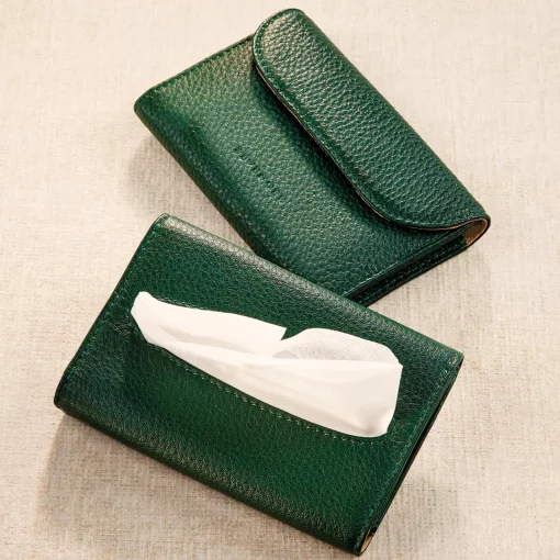 Levenger Leather Pocket Tissue Holder Clearance