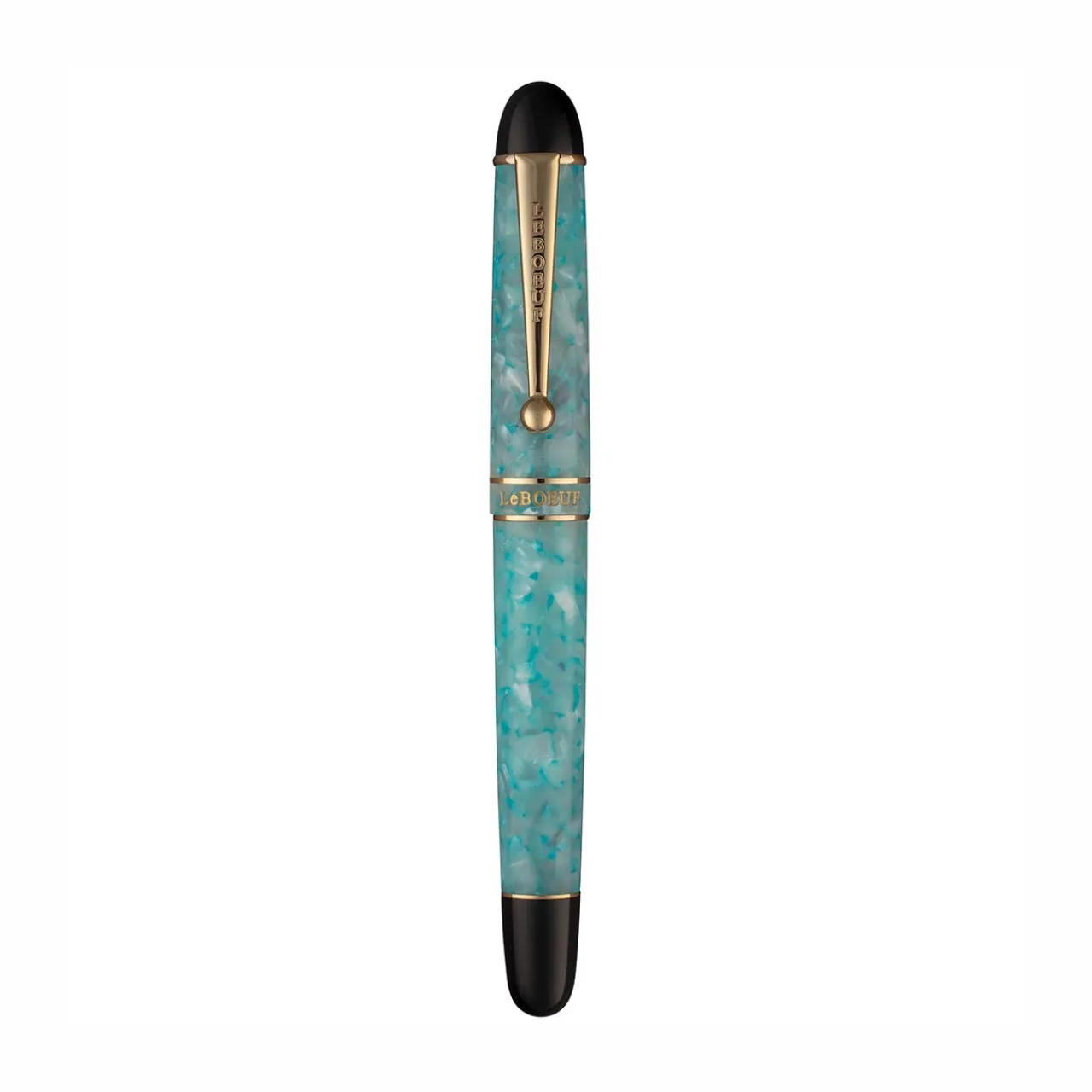 Levenger LeBoeuf Diamond Series Turquoise Sea Rollerball Pen Best