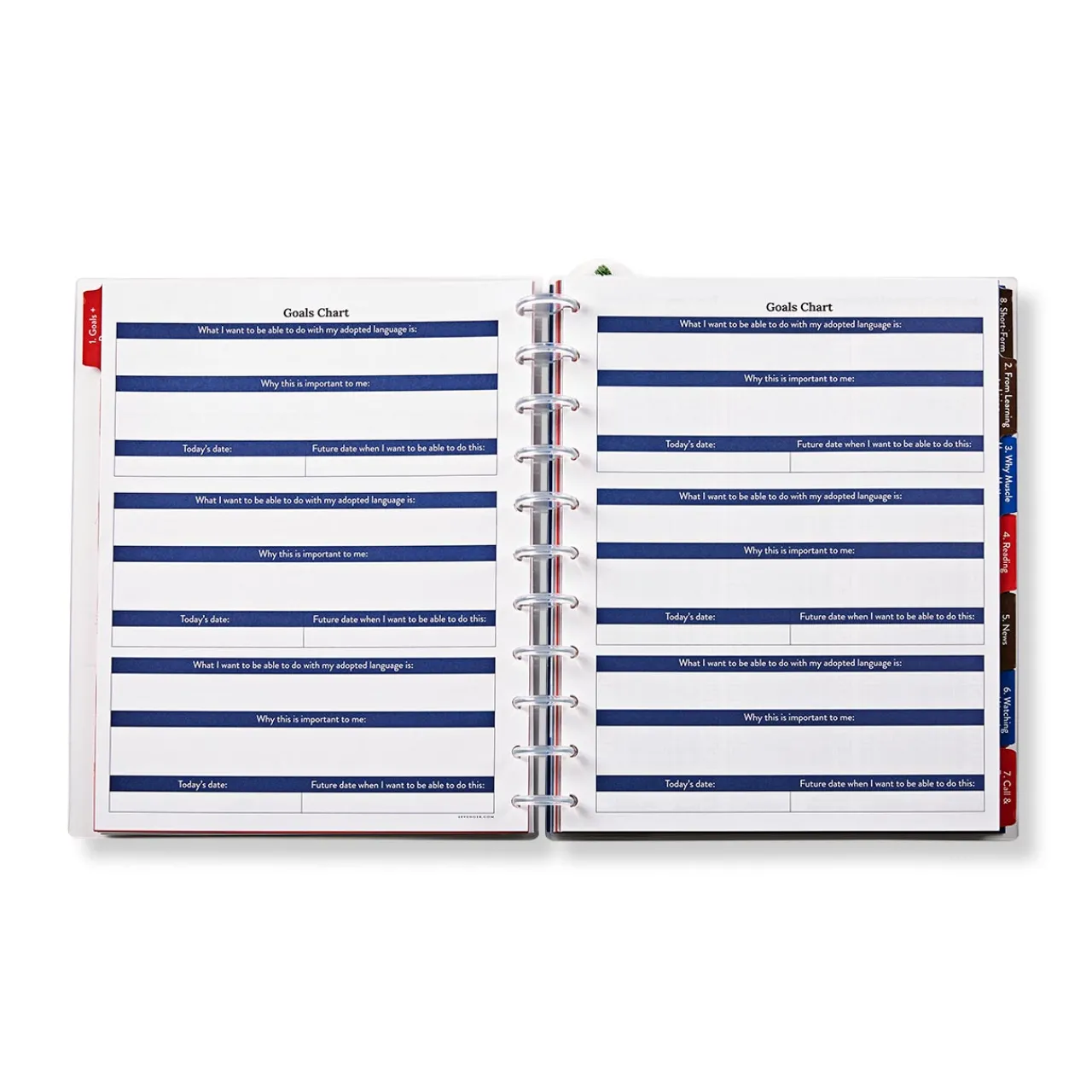 Levenger Master Class How to Learn a Language for Life Circa Workbook Best