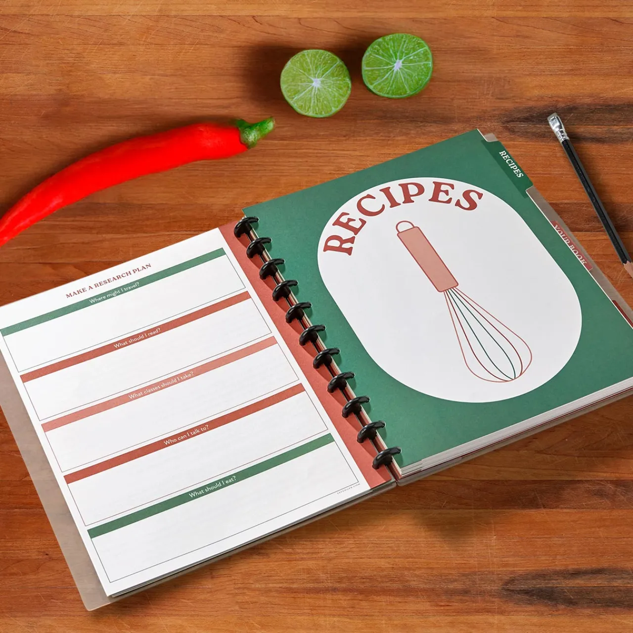 Levenger Master Class How to Write a Cookbook Circa Workbook Clearance