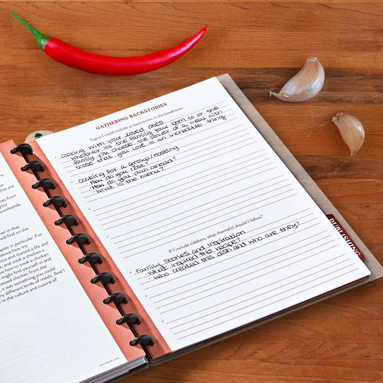 Levenger Master Class How to Write a Cookbook Circa Workbook Clearance