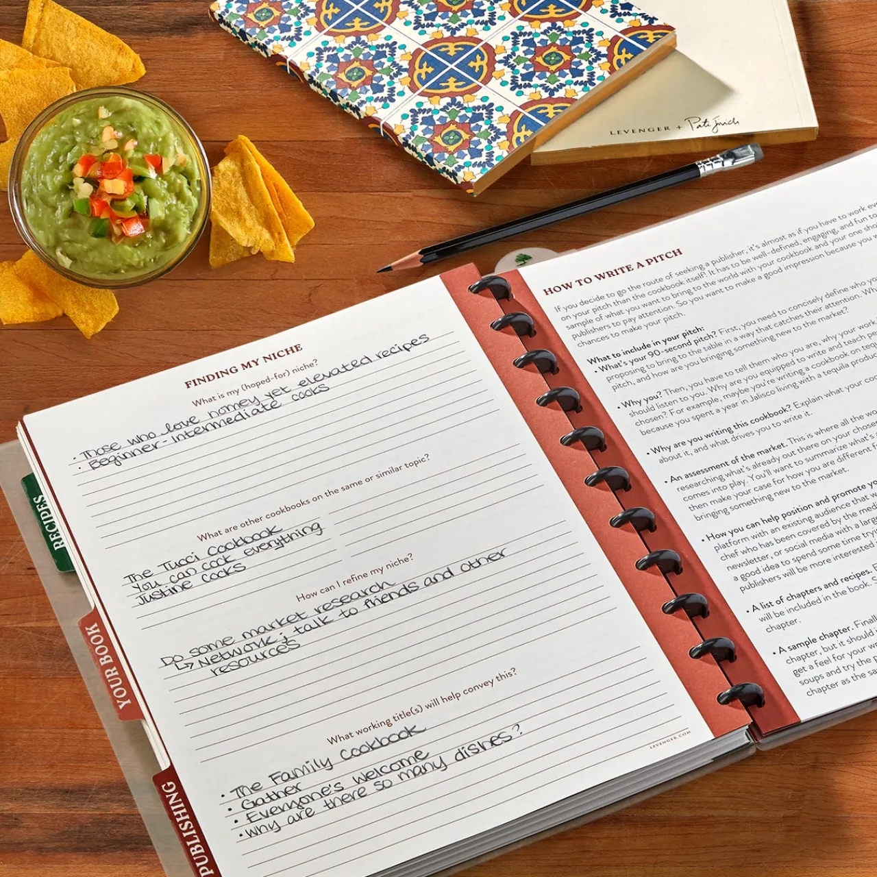 Levenger Master Class How to Write a Cookbook Circa Workbook Clearance