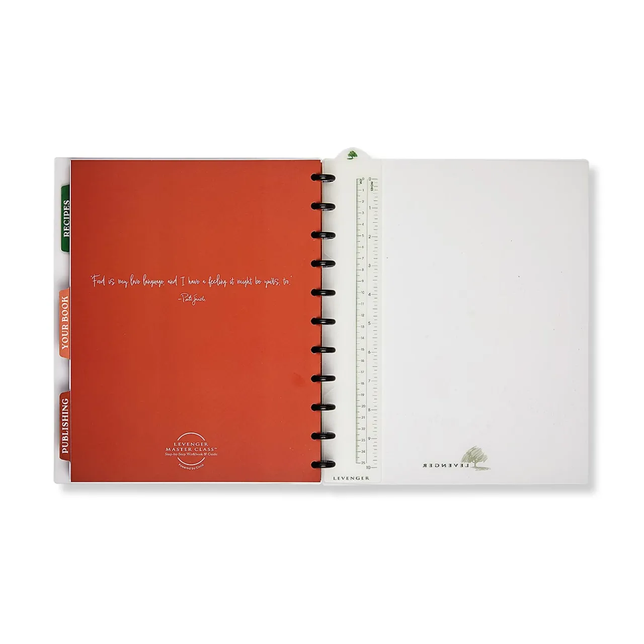 Levenger Master Class How to Write a Cookbook Circa Workbook Clearance