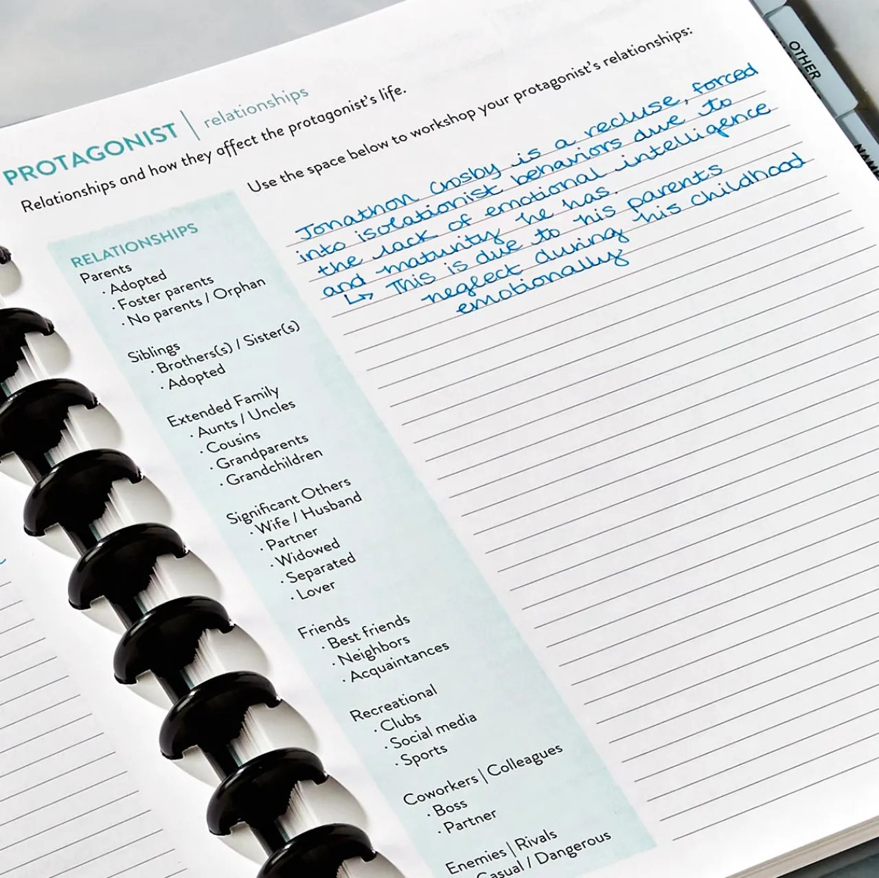 Levenger Master Class Writing a Novel Circa Workbook Best