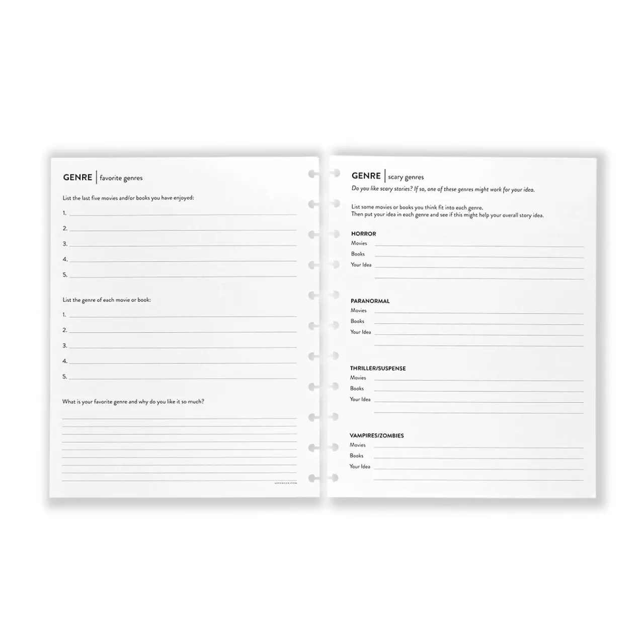 Levenger Master Class Writing a Novel Circa Workbook Best