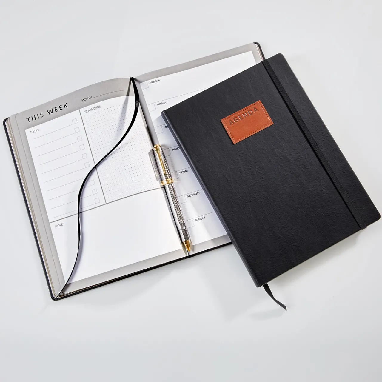 Levenger Luxe Executive Agenda Black Clearance