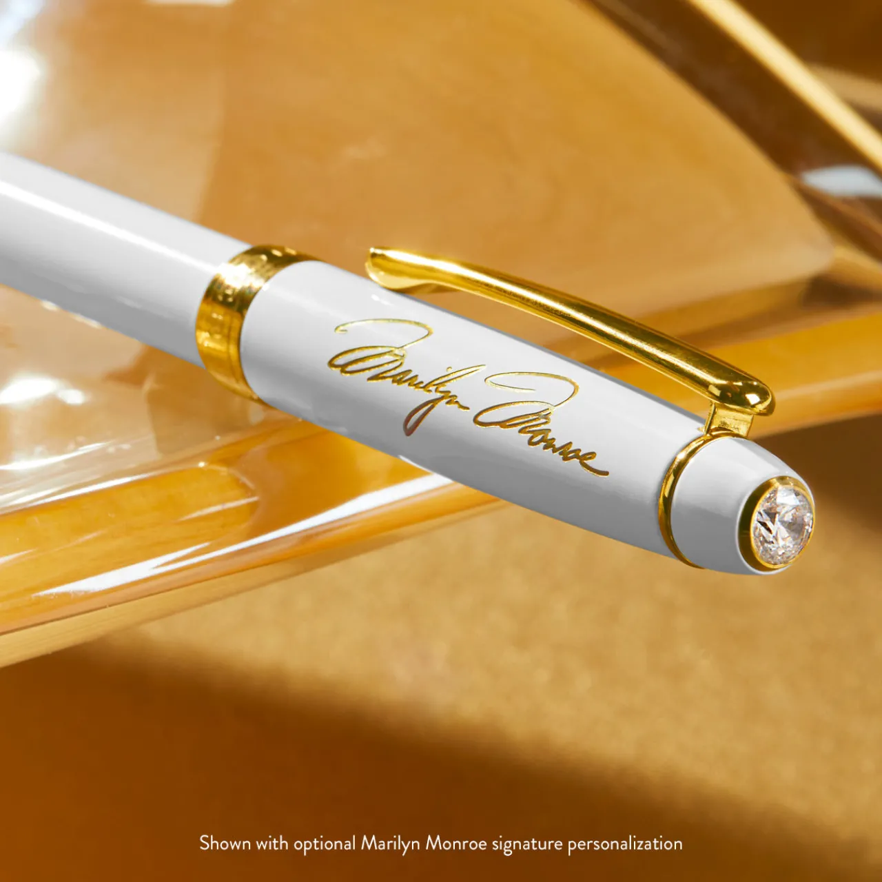 Levenger Marilyn Monroe Diamonds Ballpoint Pen White Outlet