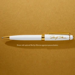 Levenger Marilyn Monroe Diamonds Ballpoint Pen White Outlet